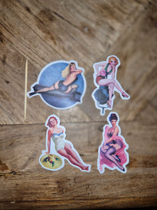 Klistermærker - Pin Up Girls