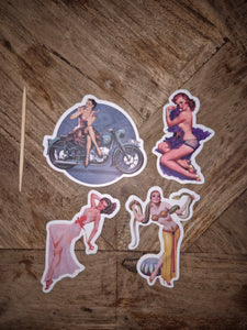 Klistermærker - Pin Up Girls